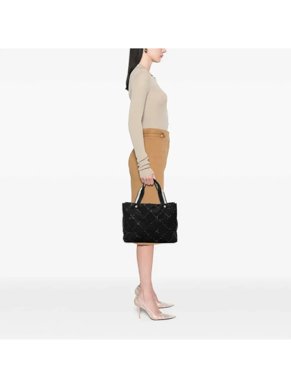 Chanel Old Travel Line Nylon Tote Pre- #321751C43B